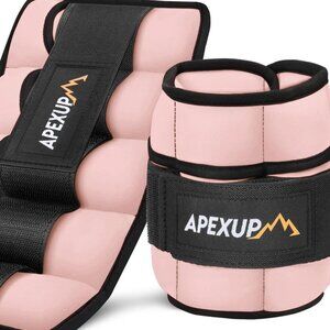 APEXUP 10 lbs Pair Adjustable Ankle Weights for Women and Men, Set of 2, NWOT